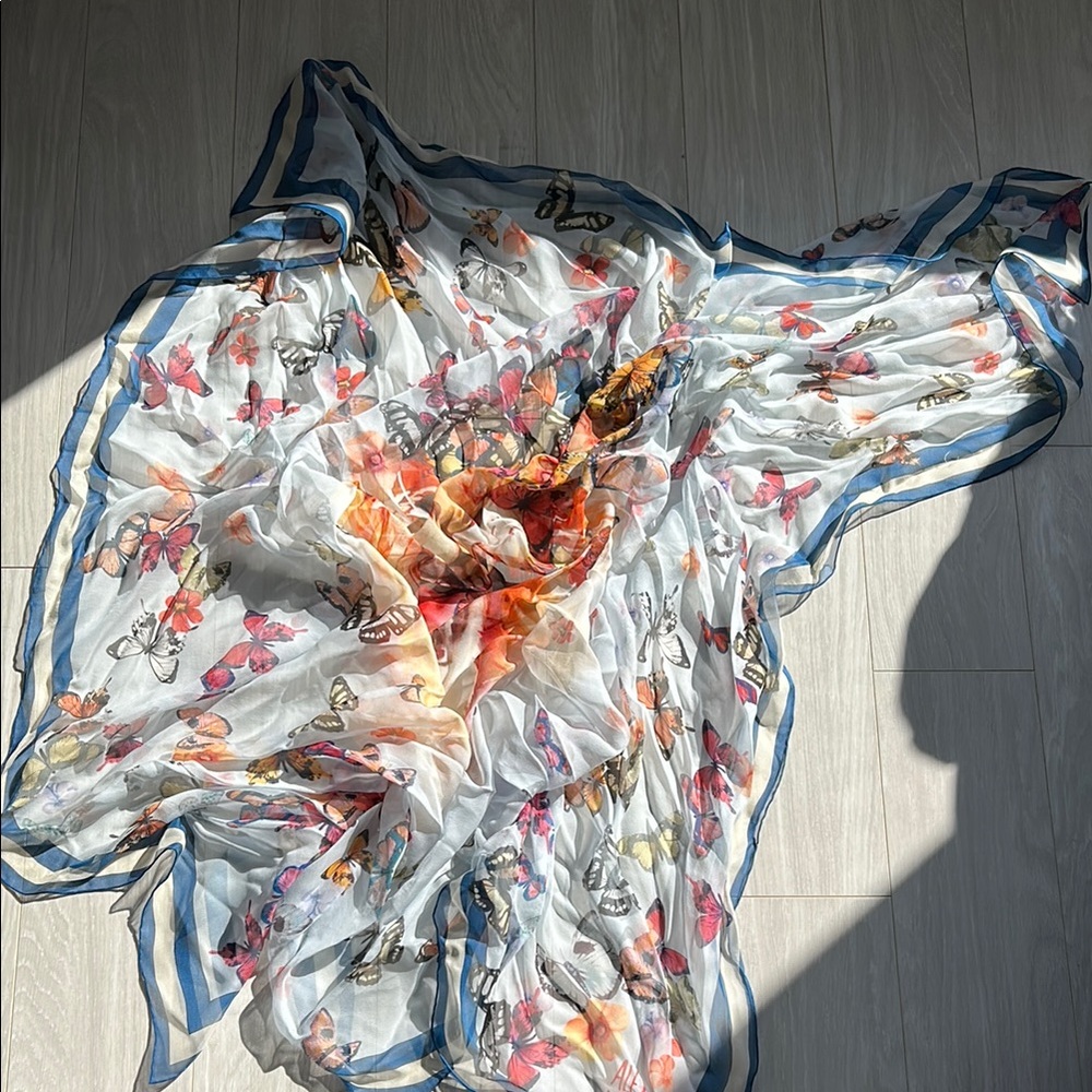 Alexander McQueen Floral Print Scarf